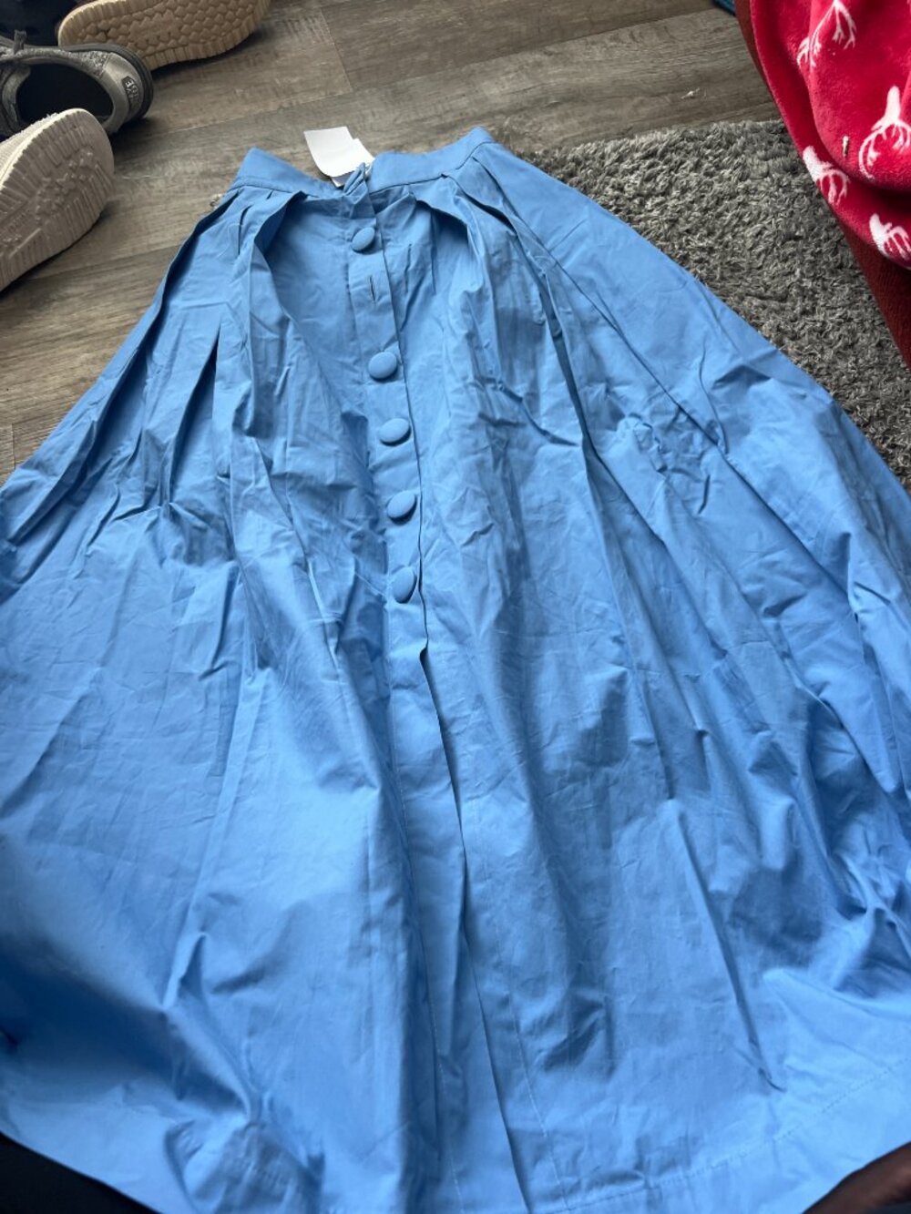 NWT Destree irving poplin blue maxi skirt 36/S